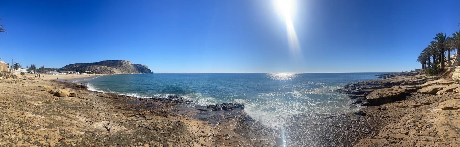 A quiet cove and headland on the western Algarve's south coast